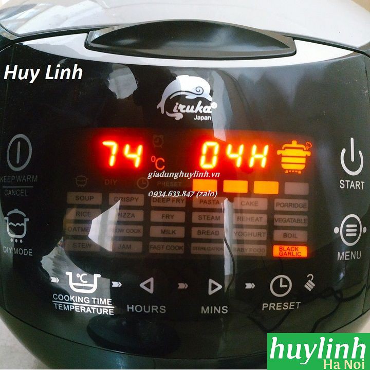 Máy làm tỏi đen Iruka I59 - Made in Thái Lan - 22 chức năng
