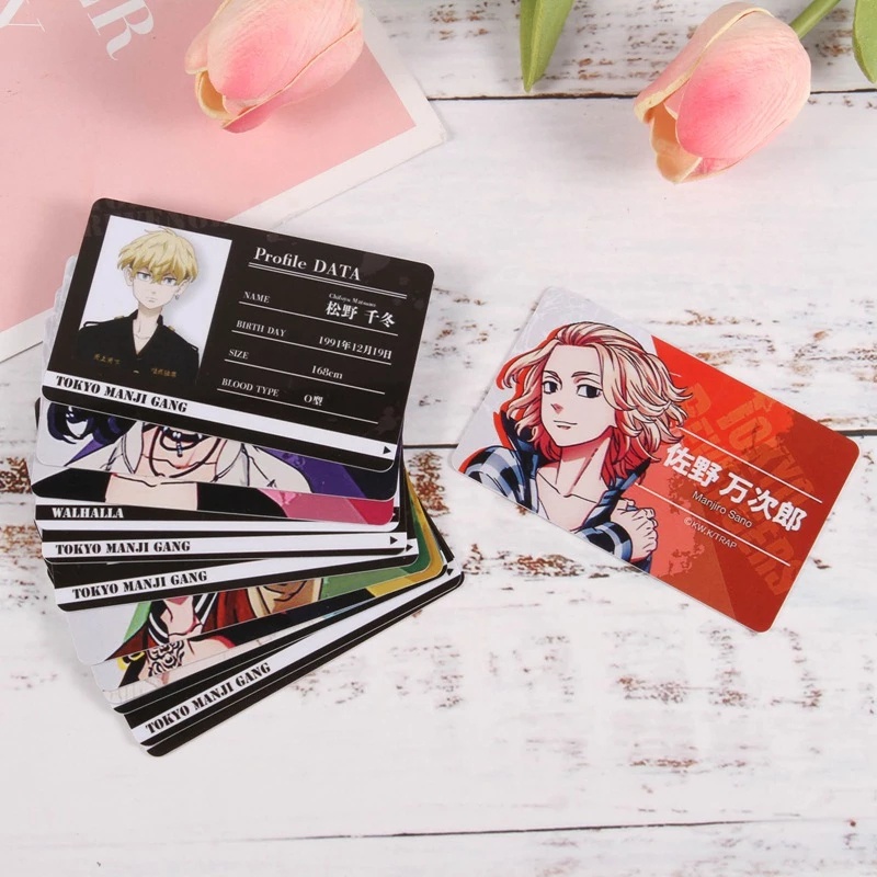 Thẻ Bài In Hình Nhân Vật Ken Ryuguuji Chifuyu Matsuno Trong Phim Hoạt Hình Tokyo Ghoul Chất Lượng Cao
