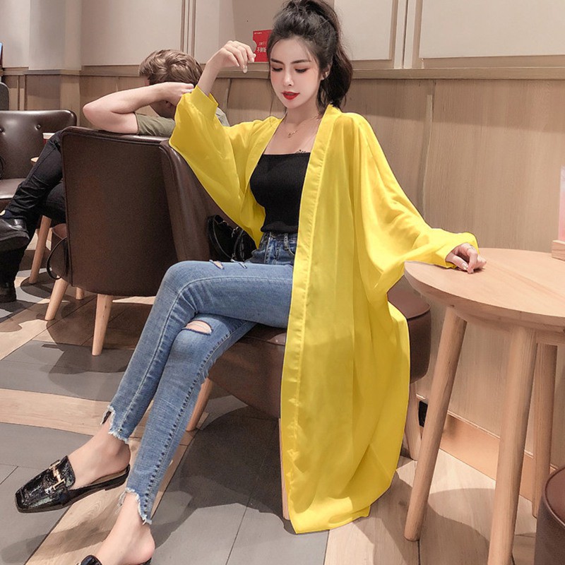 Áo Khoác Cardigan Dáng Dài Thời Trang Nữ Tính