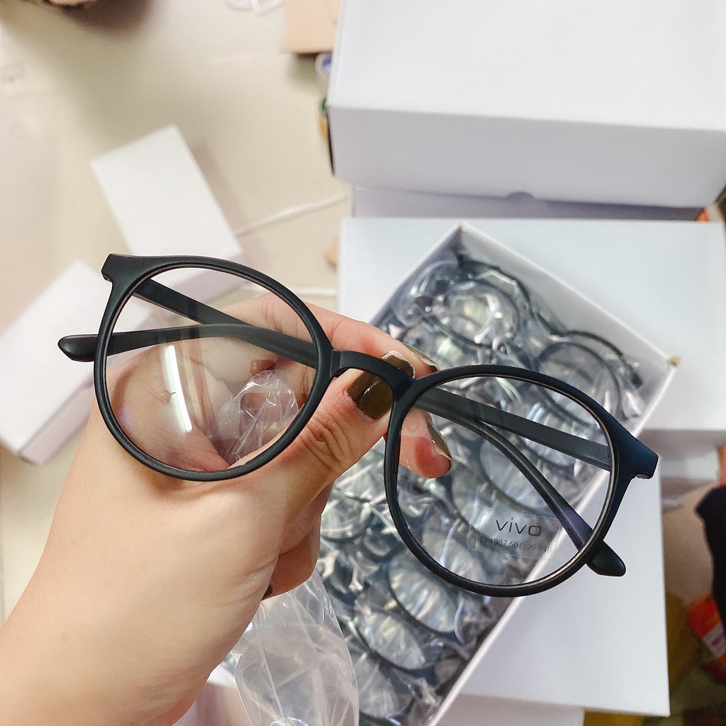 Gọng kính 2 màu teen - Kính ngố mèo thời trang | BigBuy360 - bigbuy360.vn