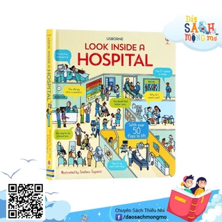 Look inside a hospital usborne đồ chơi lật mở cho bé