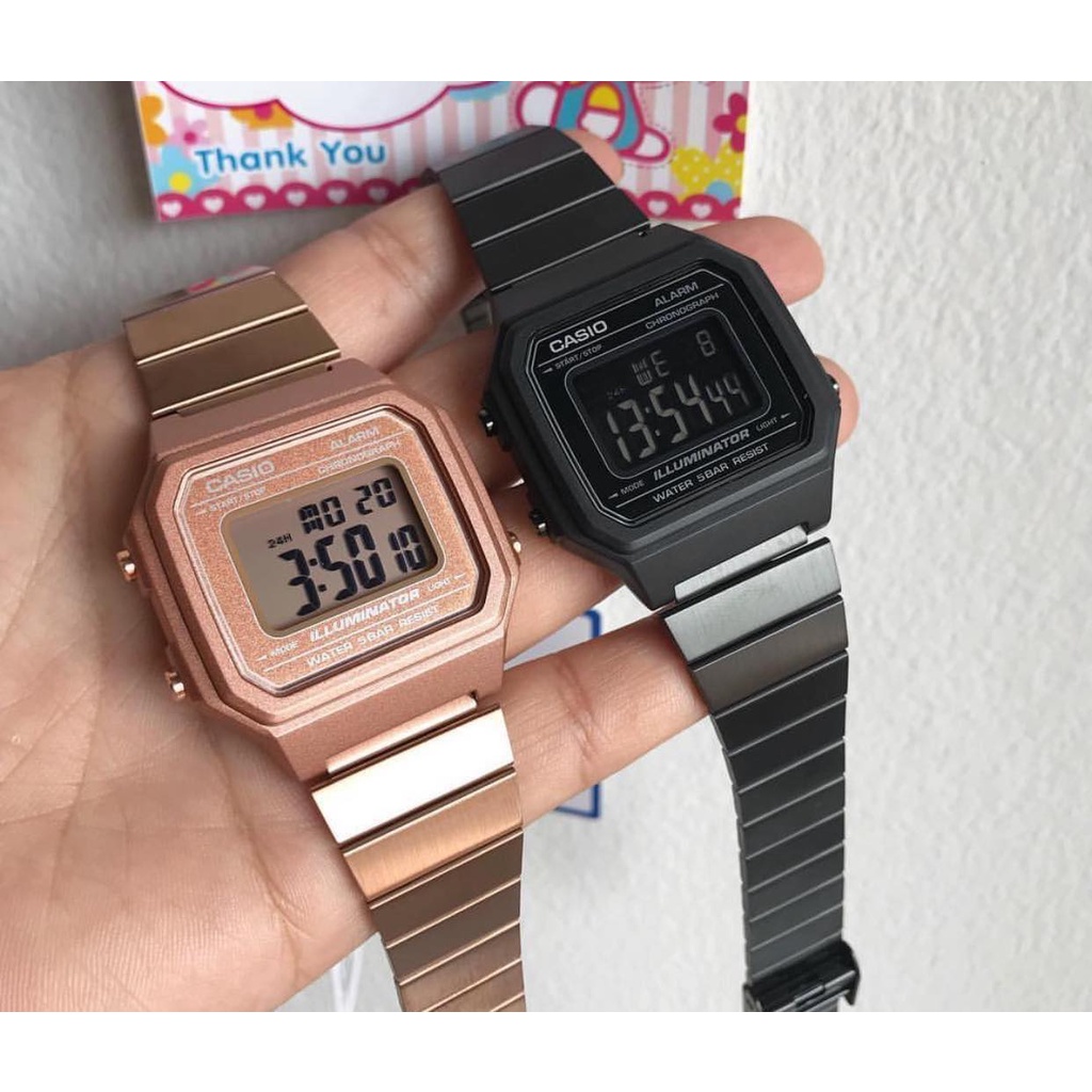 Đồng hồ Casio B640 Rose Gold, nam B650 Rose Gold