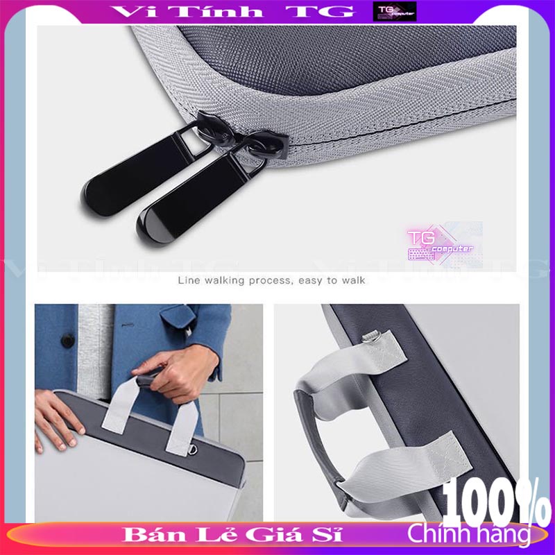 Cặp đựng laptop công sở nam nữ cao cấp unisex 15 inch TGStore TXLT