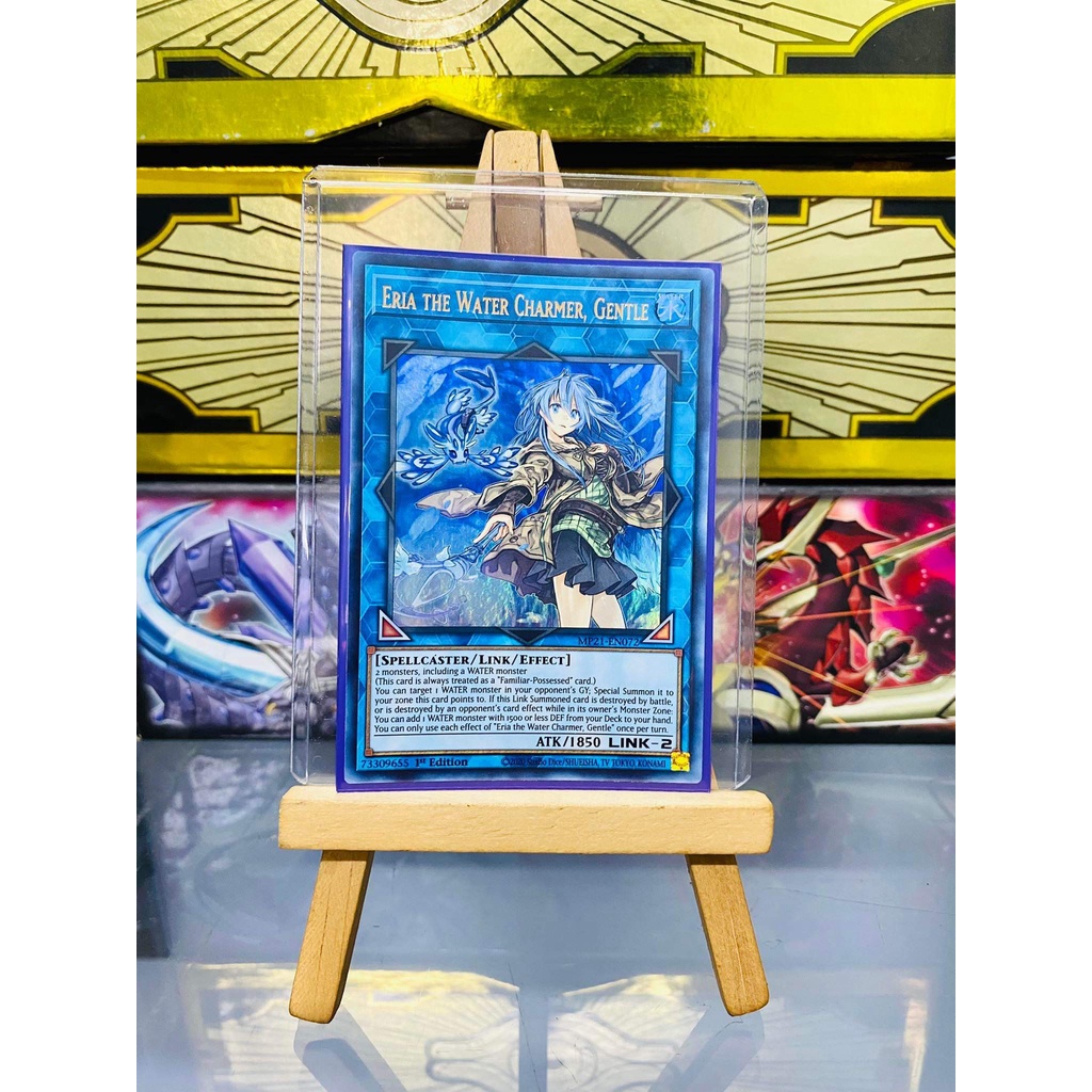 Lá bài thẻ bài Yugioh Eria the Water Charmer Gentle - Ultra Rare - Tặng bọc bài nhựa bảo quản