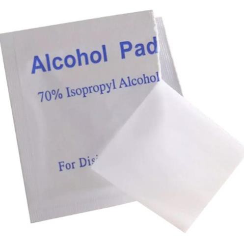 Bông tẩm cồn Alcohol Pads - hộp 100 miếng