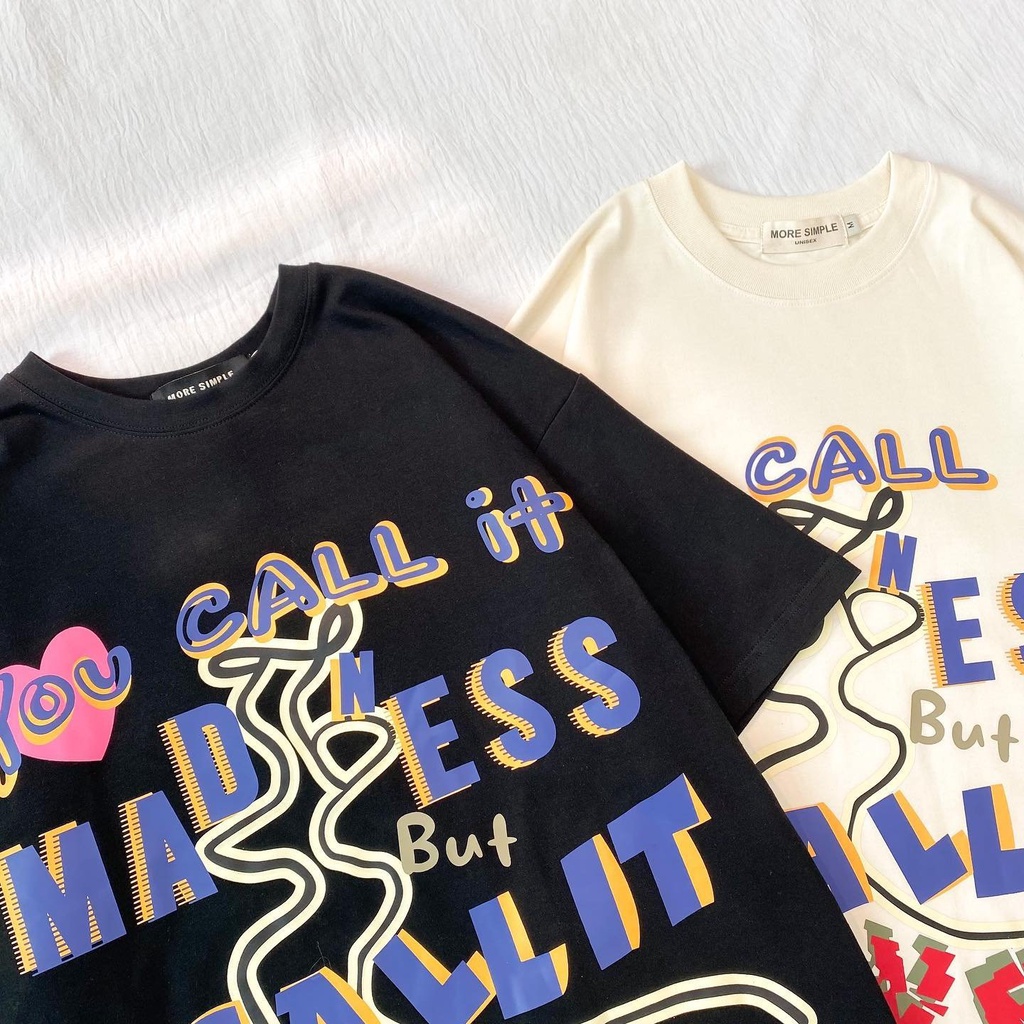 Áo Thun Tay Lỡ MADNESS CALL Form Rộng Nam Nữ Style Cá Tính Phong Cách Ulzzang Unisex (Ảnh Thật/ Có Sẵn)