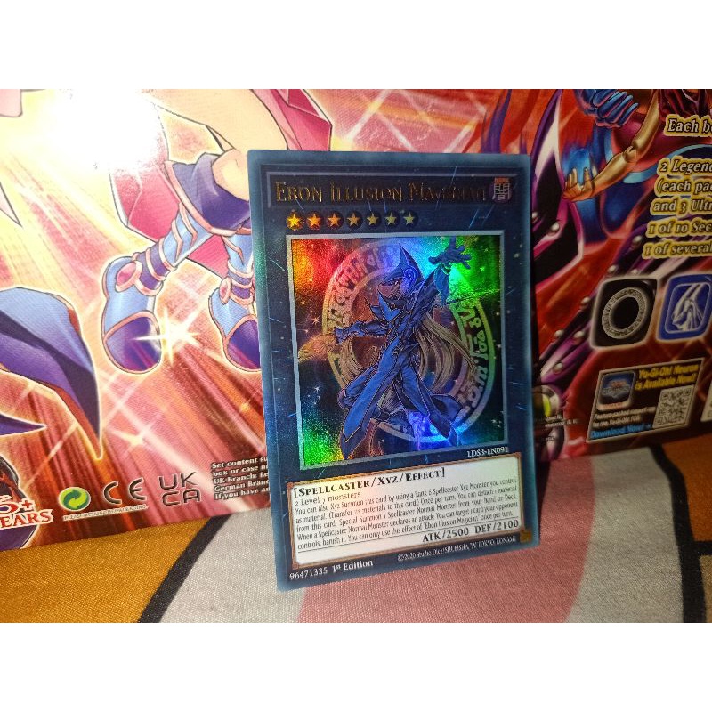 Thẻ bài: Ebon Illusion Magician - LDS3-EN091 - Ultra Rare 1st Edition