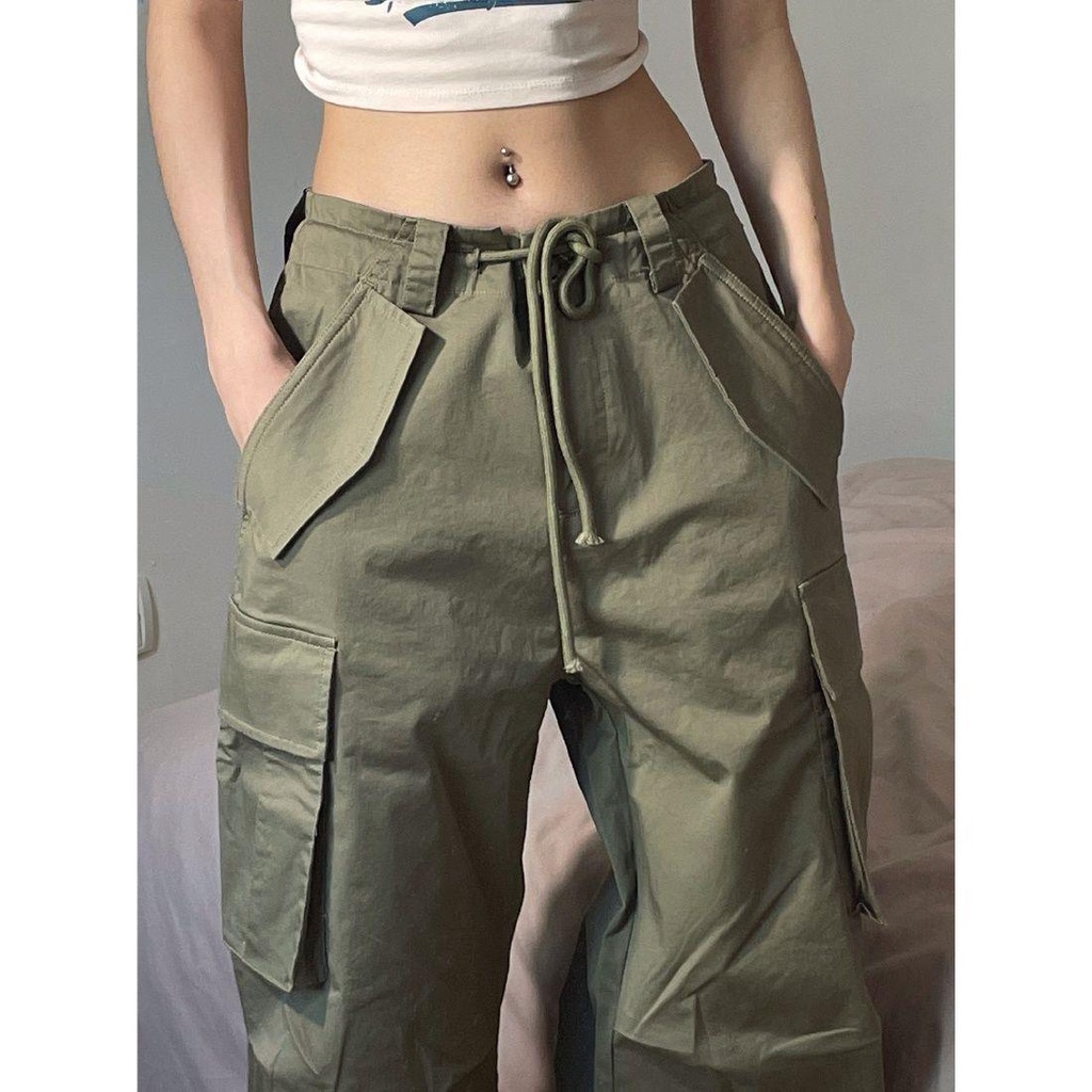 Quần Yếm Ống Rộng Lưng Cao Thời Trang Mùa Hè 2022 Cho Cặp Đôi