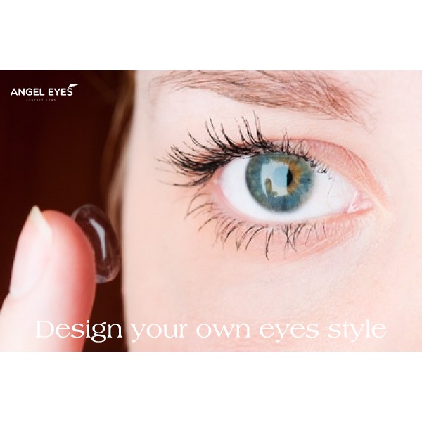 Lens trong suốt Angel Eyes cho mắt nhạy cảm có độ cận từ 0 đến 15 độ
