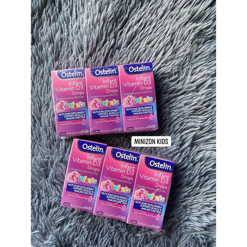Vitamin D3 Ostelin, D3 Drops Ostelin 2.4ml, D3 Liquid Ostelin 20ml xuất xứ Úc