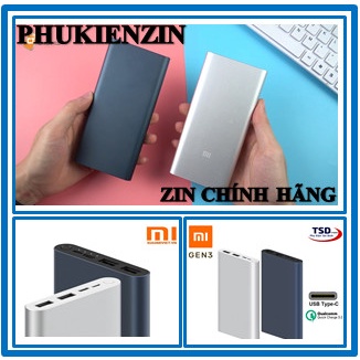 Sạc dự phòng Xiaomi Gen 310000 mAH  Bản Sạc Nhanh 2019 – Xiaomi Mi 18W Fast Charge Power Bank chính hãng