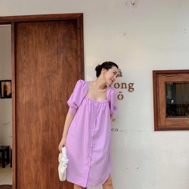 Váy hồng bèo