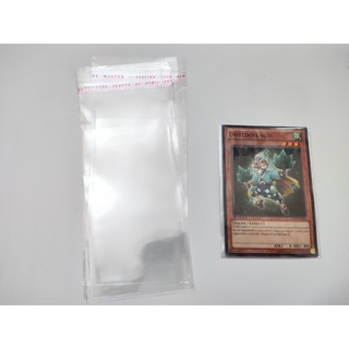 [Tặng thẻ] Sleeves bọc bài Yugioh  có băng dính dán + tặng 1 thẻ bài chính hãng