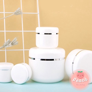 Hũ chiết mĩ phẩm cao cấp - Hũ chiết kem màu trắng sang trọng 🍑 Peach.Beauty 🍑