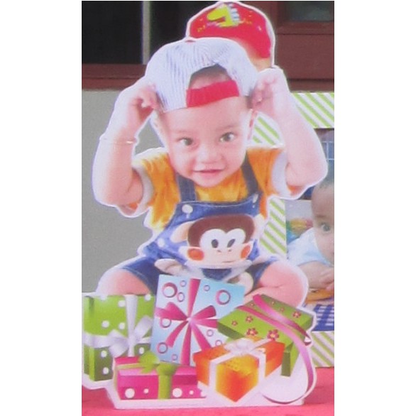 Chibi bé trai bé gái - trang trí tiệc sinh nhật thôi nôi đầy tháng - hàng thiết kế