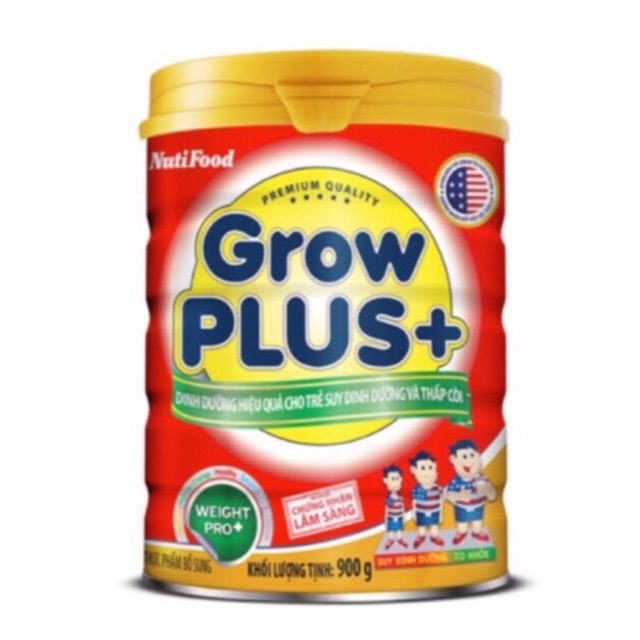 Sữa Bột Nutifood Grow Plus+ Đỏ 900g. (Date 2023)