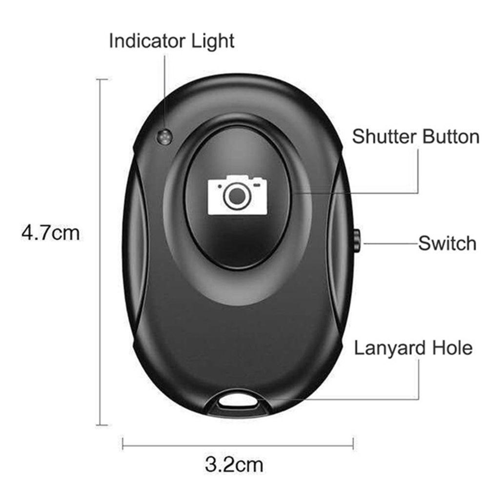 Universal Bluetooth Self-Timer Hands-Free Wireless Controller Shutter Release Take Photos Videos Mini for Mobile Phone Camera Stick Remote Control Bluetooth selfie controller Phone Selfie/Multicolor