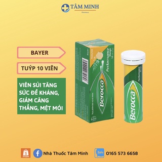 VIÊN SỦI BEROCA BỔ SUNG VITAMIN VÀ KHOÁNG CHẤT (TUÝP 10 VIÊN)
