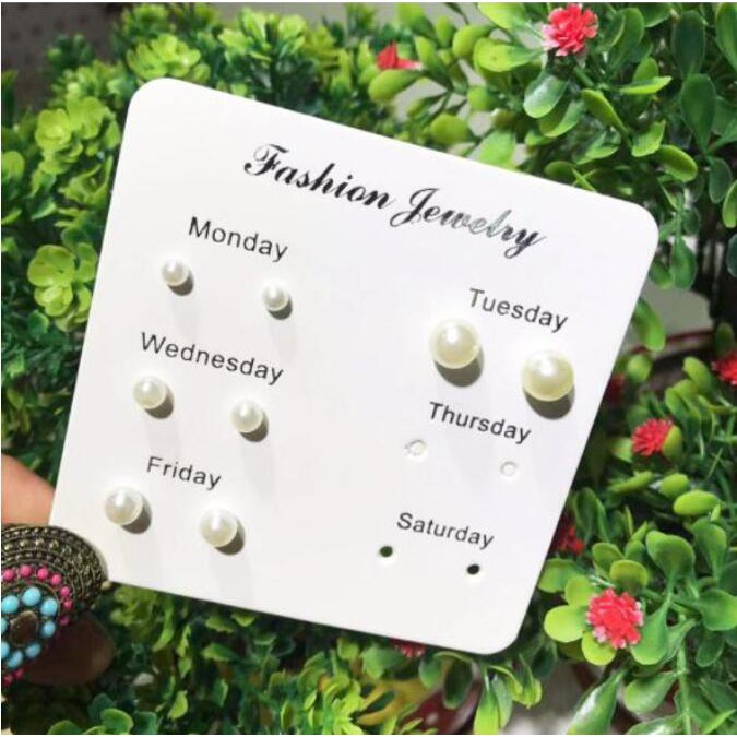 Bingo Set 7 Đôi Bông Tai Xinh Xắn Thời Trang Cho Nữ