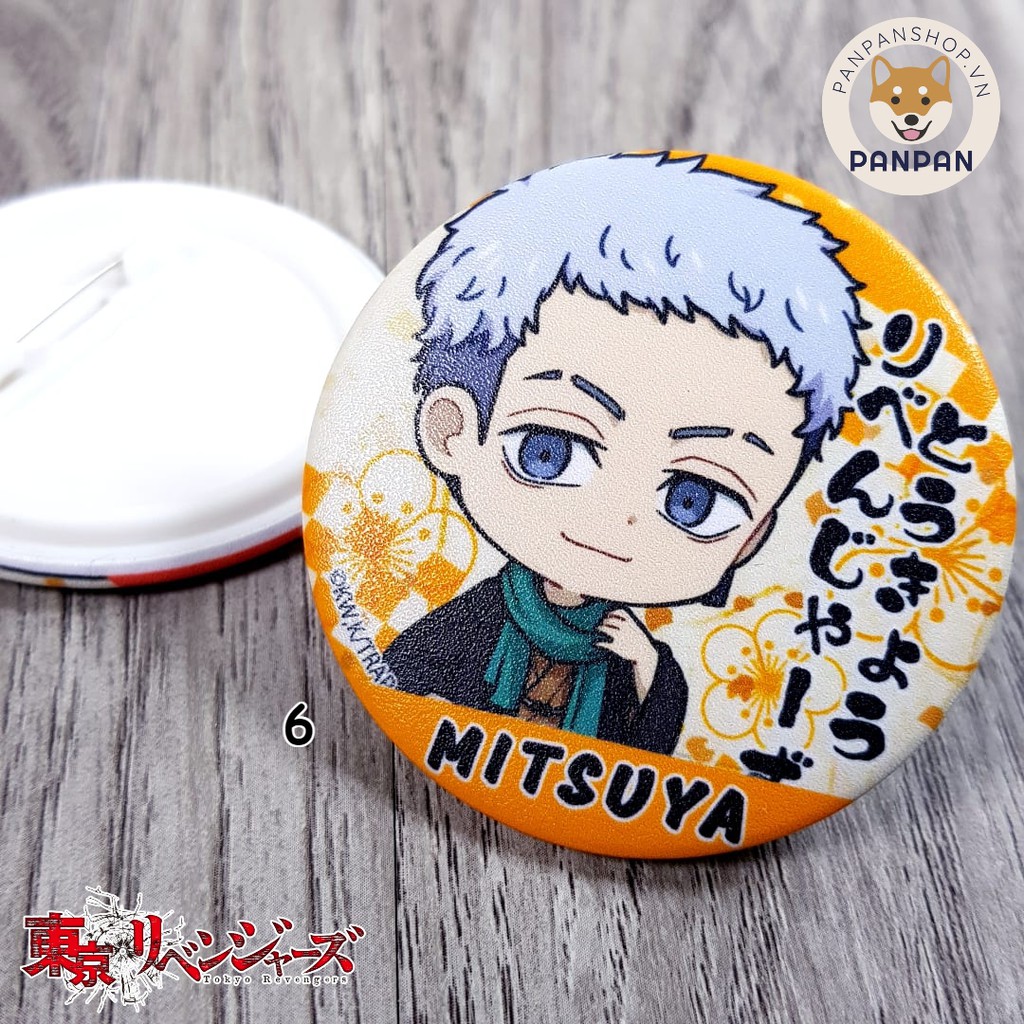 Huy Hiệu Tokyo Revengers Yukata (6CM)