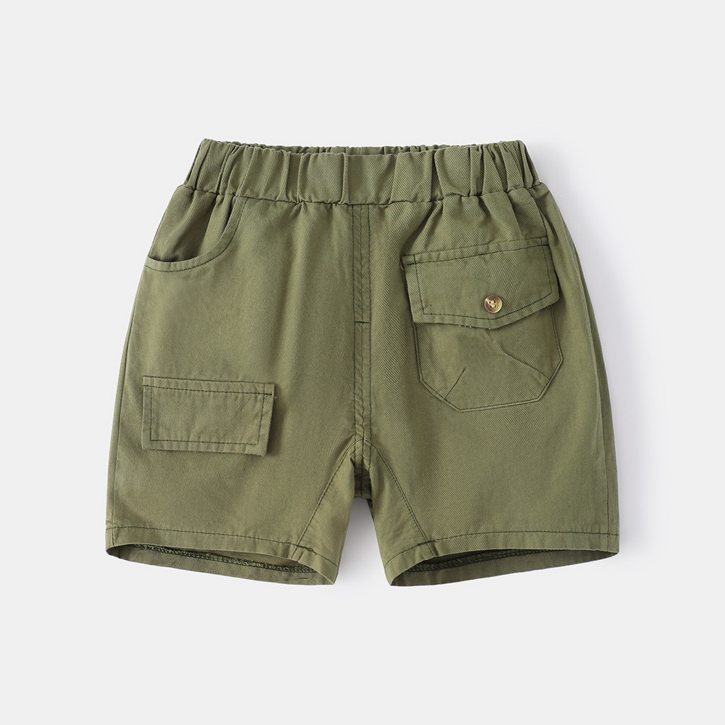 Quần Short Kaki co giãn WELLKIDS bé trai Quần đùi đơn giản trẻ em từ 2-8 tuổi