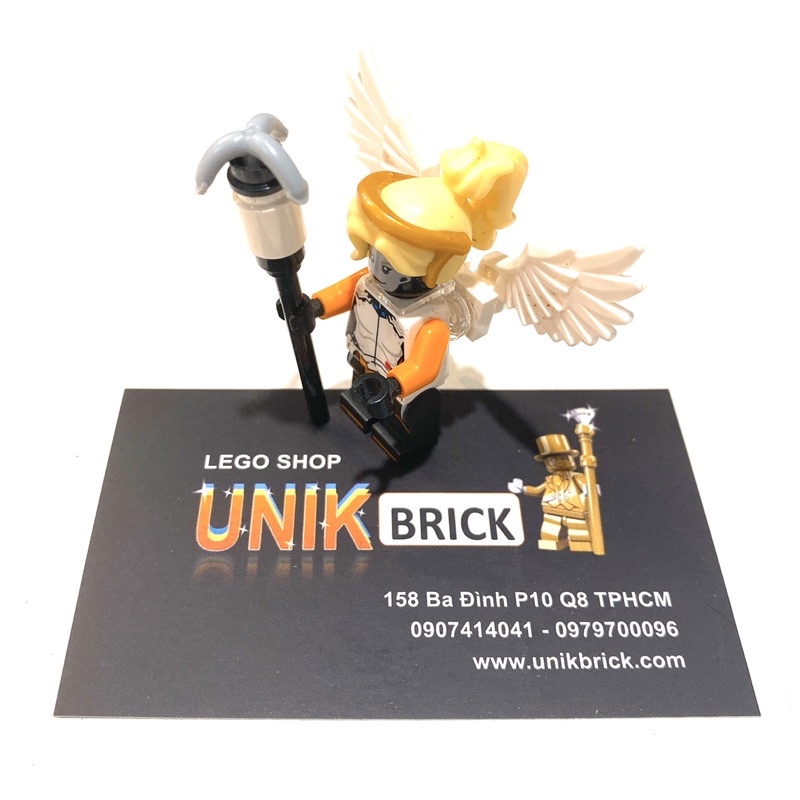 Lego UNIK BRICK Overwatch Mercy Thiên thần tóc vàng chính hãng .