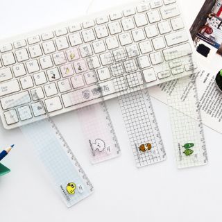 Thước kẻ nhựa cứng cute