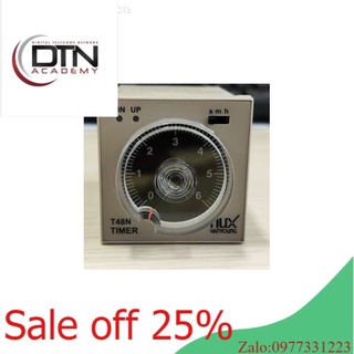 Hanyoung rơle thời gian t48n timer hanyoung t48n-01a 03a 06a 10a 30a 60a 24v-220v kèm đế