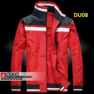 ÁO KHOÁC DÙ 2 LỚP PHỐI SỌC<LOGO POLO>
