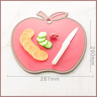 [Lock&Lock]  Thớt nhựa kháng khuẩn chống trượt hình quả táo