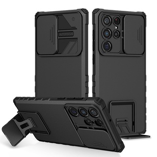 Ốp Điện Thoại Chống Sốc Có Giá Đỡ Bảo Vệ Camera Cho Samsung Galaxy S22 Ultra S21 Plus S20 FE 2022