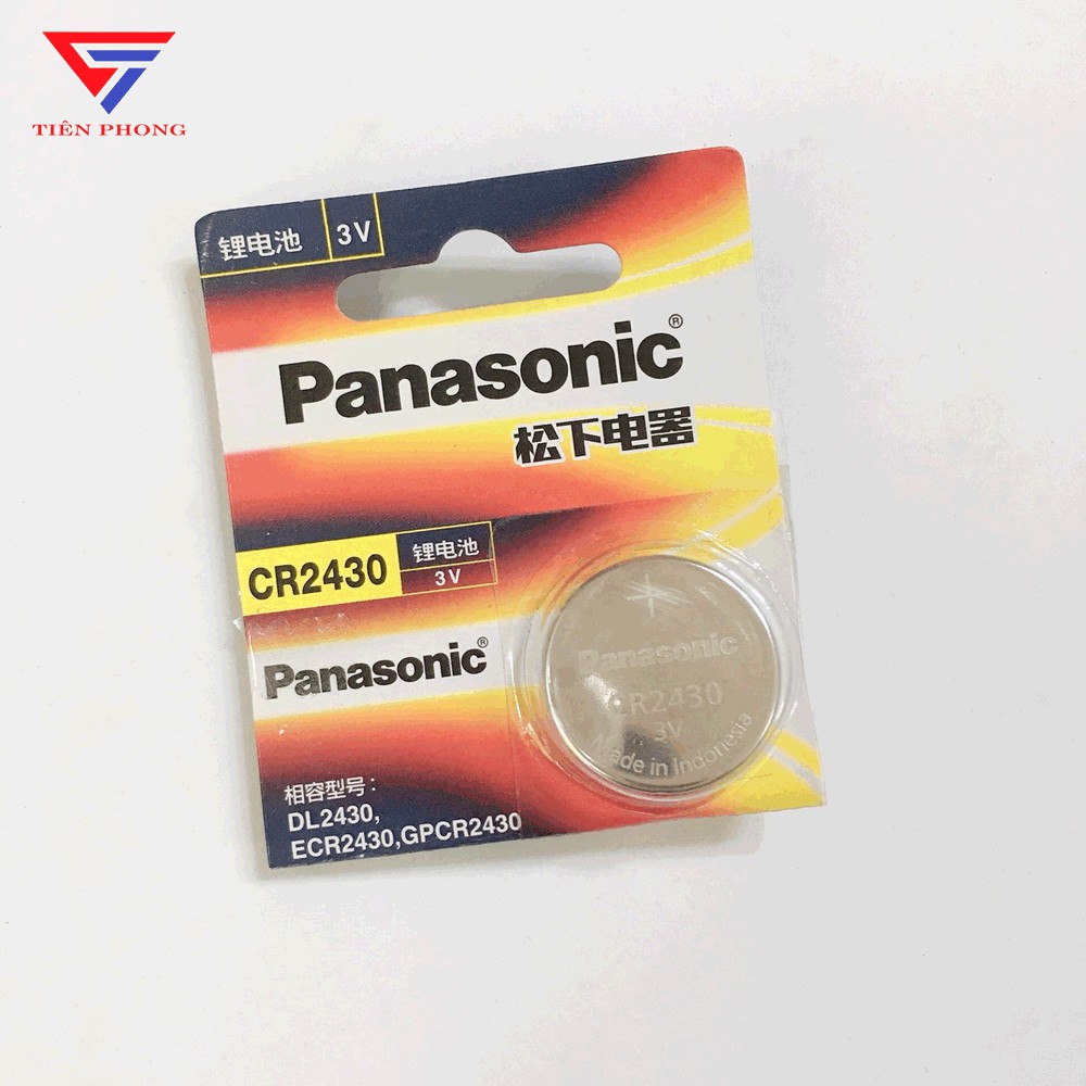 Pin Panasonic CR2430 chính hãng vỉ 1 viên