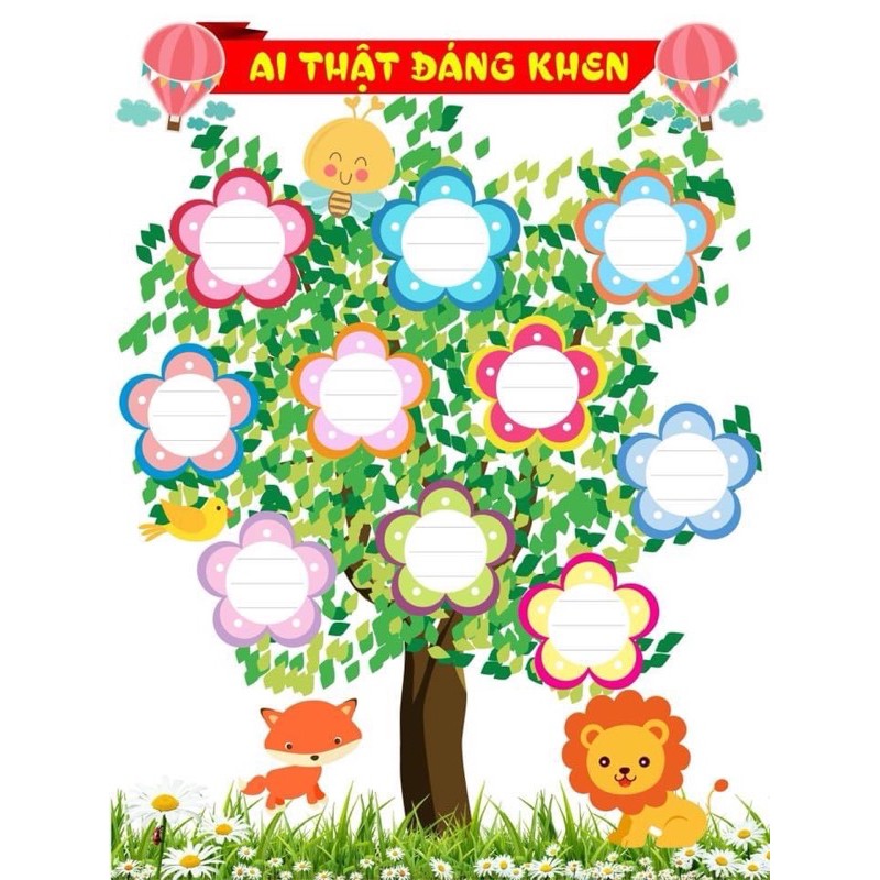 Decal góc tuyên dương HS - Đồ dùng dạy học Ruby