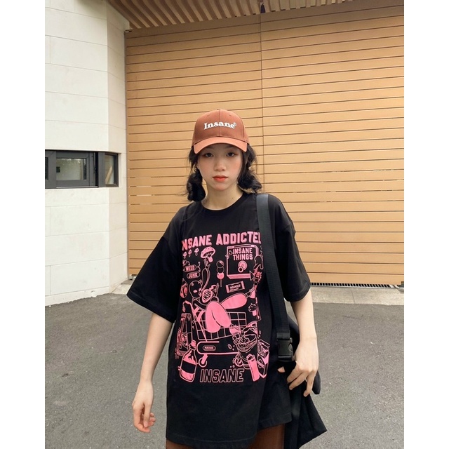 Áo Thun Insane® Addicted - màu Đen