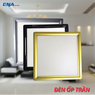 Đèn led ốp trần vuông 20w mẫu otc đen ena vietnam