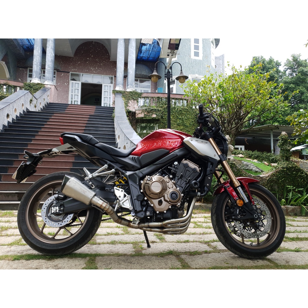 Cổ pô CB650R inox 304 cao cấp