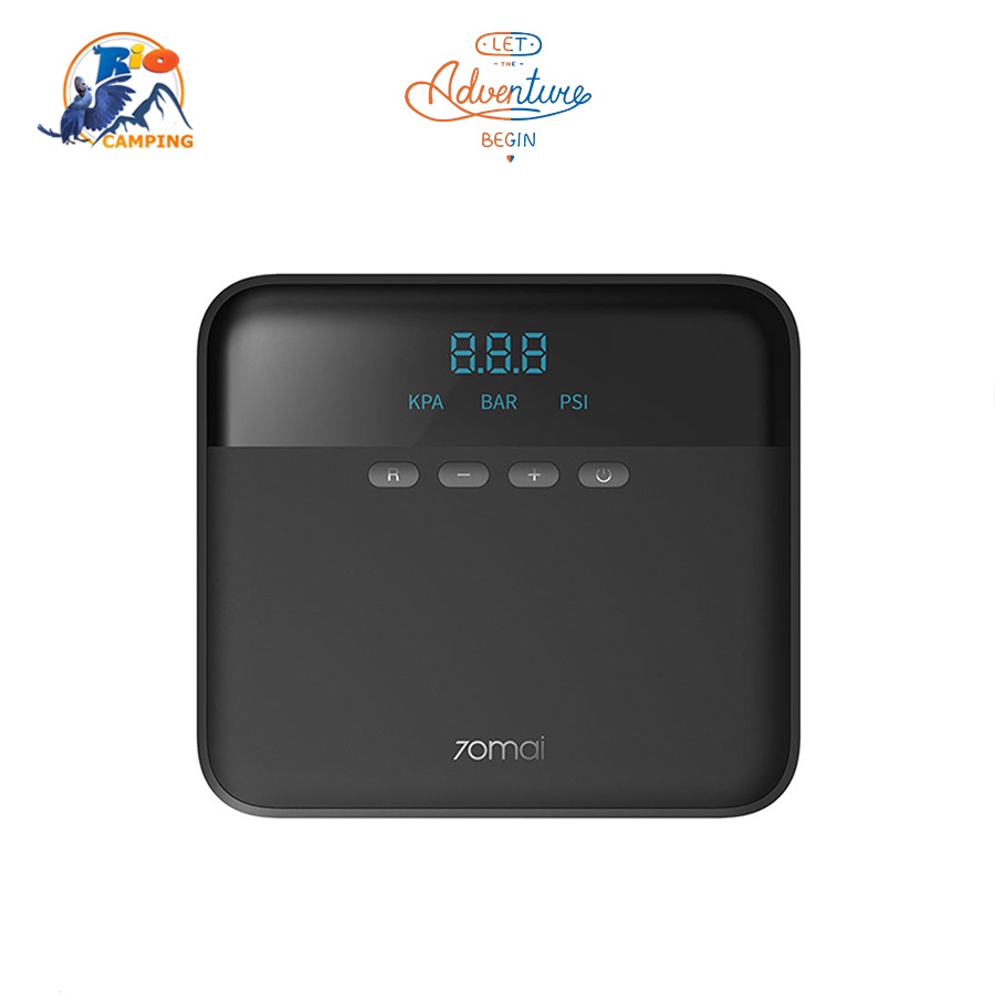 Bơm ô tô Xiaomi Mi70 Midrive TP03 Bơm điện đa năng áp suất lên đến 11Bar bơm căng trong 5 phút hàng chính hãng