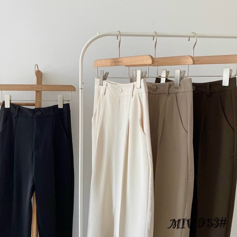 Quần vải baggy mã 953 hàng QC