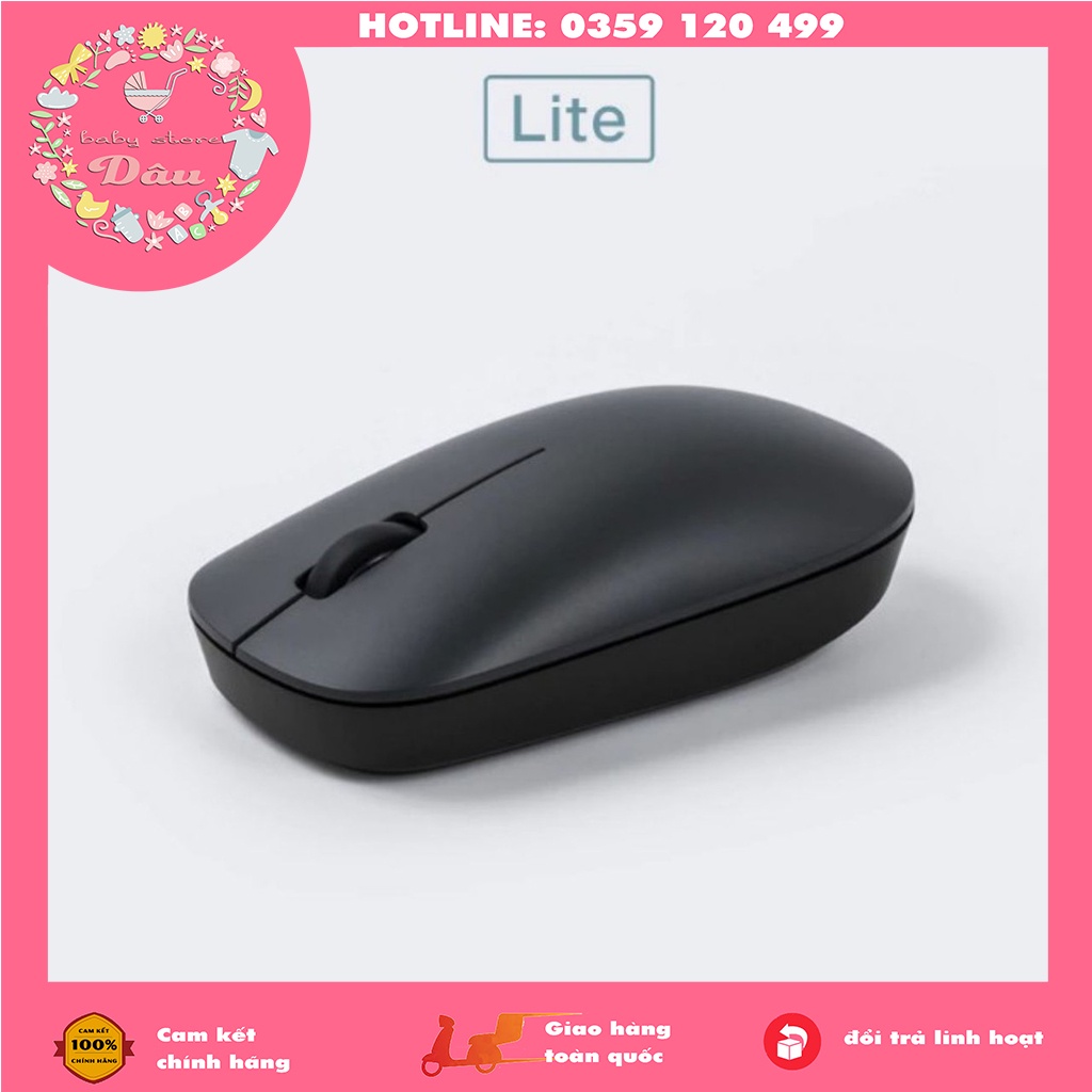 Chuột bluetooth, chuột máy tính chính hãng XIAOMI Lite Wireless Mouse không dây nhỏ gọn cho máy tính, laptop XMWXSB01YM