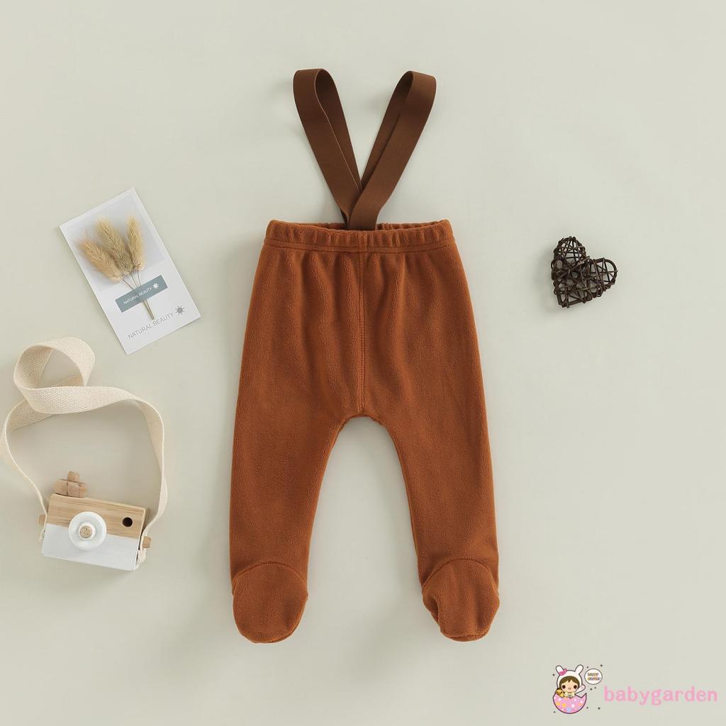 Quần Tất Lưng Thun Màu Trơn Dễ Thương Cho Bé 0-6 Tháng Tuổi