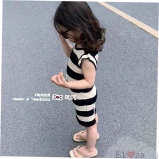 Váy kẻ body mặc được 4 mùa cho bé gái