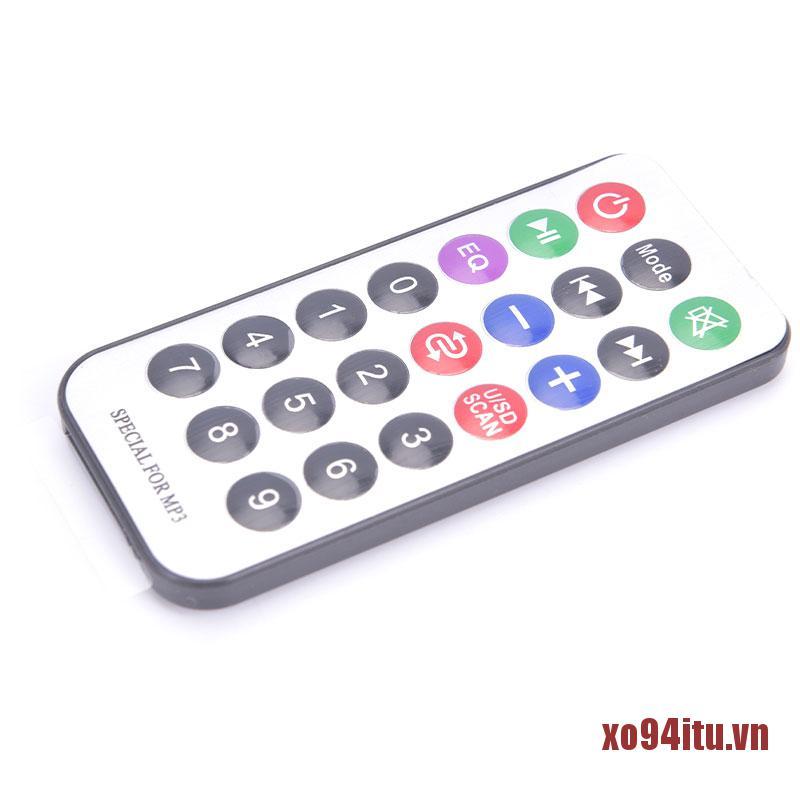 XOITU 5V 12V Car Wireless Bluetooth 5.0 Decoder Board MP3 Player FM Radio Module
