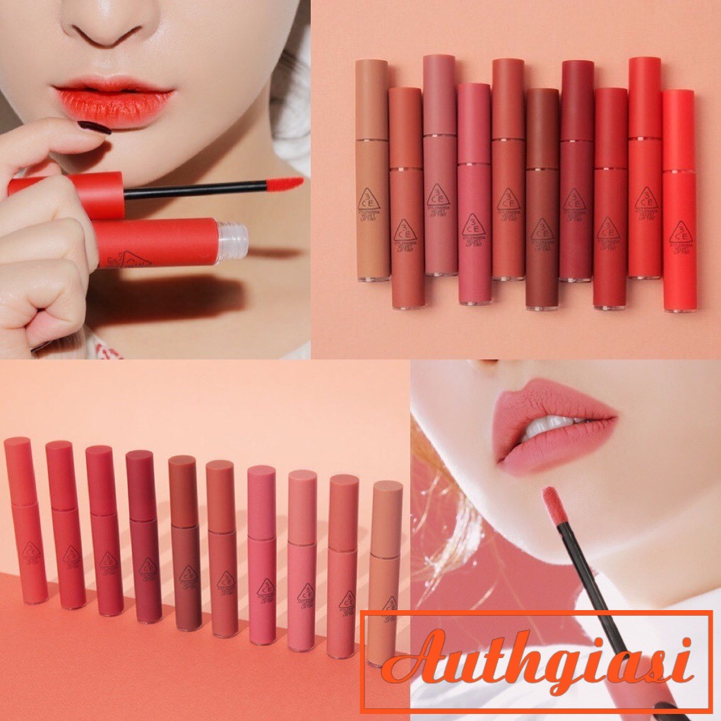 Son kem lì 3CE Stylenanda Velvet Lip Tint nhiều màu Siêu Hot | Thế Giới Skin Care