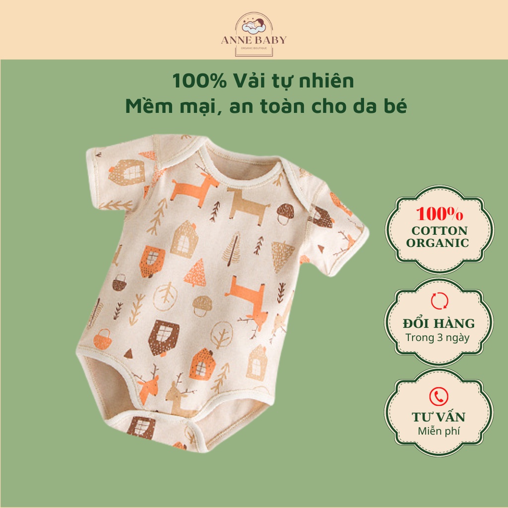 Body Chip Cho Bé 0-2 Tuổi Cotton Organic Họa Tiết Dễ Thương An Toàn Cho Da Bé - Áo Một Mảnh Romper Cho Bé Sơ Sinh