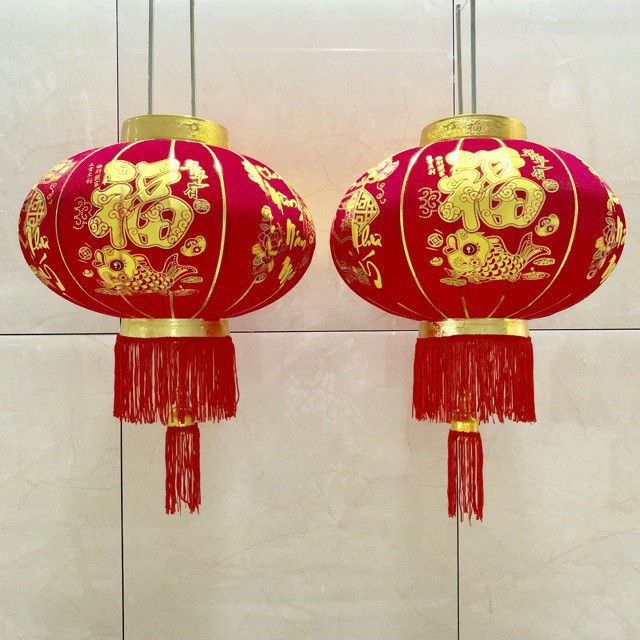 Đèn lồng đỏ trang trí Tết