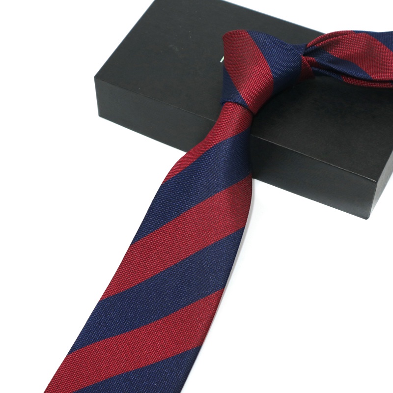 Cà Vạt 8CM Họa Tiết Sọc Sang Trọng Cho Nam