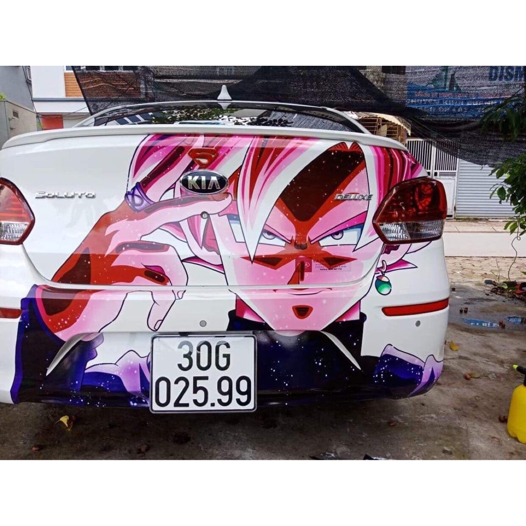 Tem songoku thiết kế cho tất cả loại xe