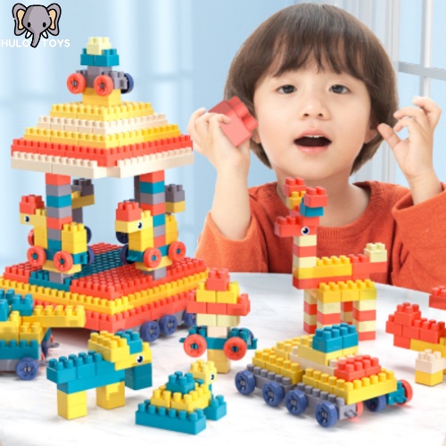 Đồ Chơi LEGO Lắp Ráp Sáng Tạo Hulo Toys, Nhiều Chi Tiết, Đồ Chơi Thông Minh, Đồ Chơi Phát Triển Trí Tuệ Bé