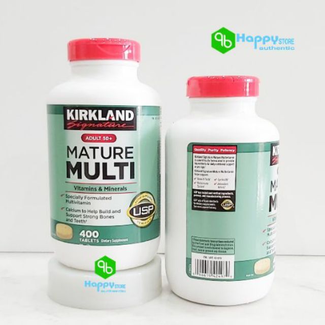 💊💊 ( Thanh Lý Cận Date ) Viên Uống Bổ Sung Vitamin Tổng Hợp Kirkland Signature Mature Multi , 400v, Mỹ , 50+ 💊💊 | WebRaoVat - webraovat.net.vn