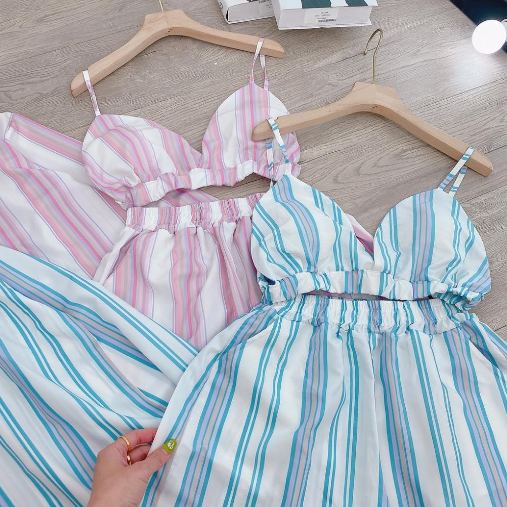 [ 𝐅𝐑𝐄𝐄 𝐒𝐇𝐈𝐏 ]  SET  SƠ MI 3 MÓN ĐI BIỂN KẺ SỌC